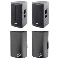 FBT X-PRO 115A coppia casse attive 15" con cover 1500W di picco feste DJ live
