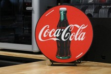 Coca Cola LED Light Up Sign Retro Bottle Wall Decor Man Cave Garage Bar Display