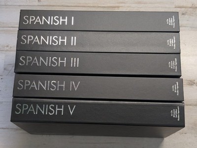 Pimsleur Spanish I-V Gold Edition 2010 Complete 1-5-Level 80 CD Set Language