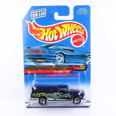 Hot Wheels 2000 - BLUE CARD COLLECTOR - '79 Ford F-150 - ATTACK PACK SERIE