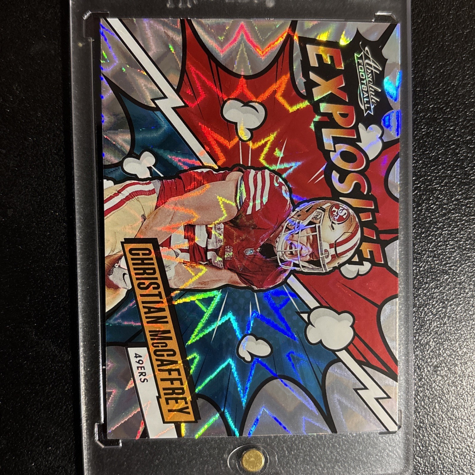 2024 Panini Absolute - Explosive Christian McCaffrey #EX-CMY CLEAN!!