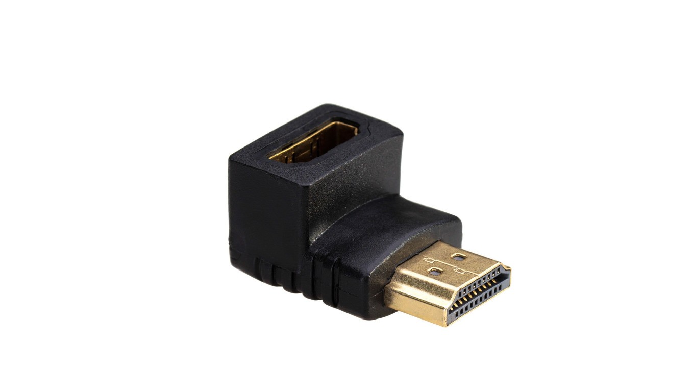90 AK-AD-01 HDMI (m)/ HDMI (f) Adapter Square Up