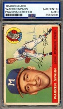 Warren Spahn Cards, Rookie Cards and Autographed Memorabilia Guide 31