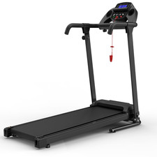 2.5HP Portable Treadmill Folding Walking Pad With LCD Display for Home Fitness