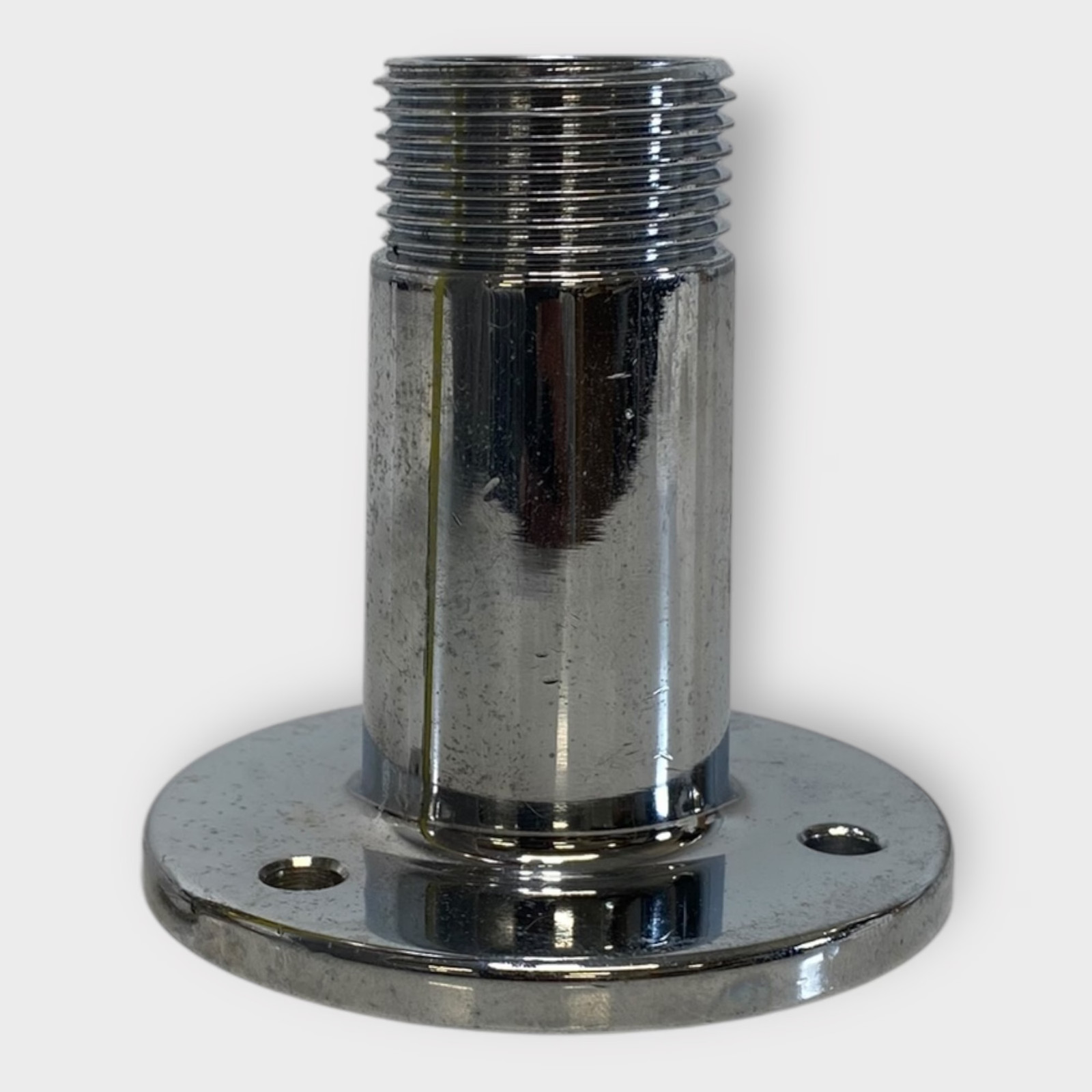 Marine Stainless Steel 3" Base Mount Antenna Male Thread 1.25"