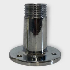Marine Stainless Steel 3" Base Mount Antenna Male Thread 1.25"