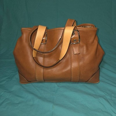 Coach Soho Legacy Brown Leather Buckle Shoulder Bag