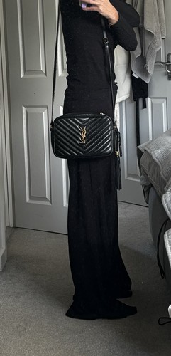 YSL Lou Black Quilted Leather Bag