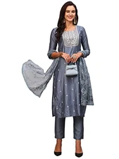 GoSriKi Women Kurta with Pant & Dupatta