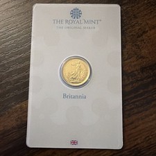 2026 1/10oz Gold Britannia Coin 999.9 Fineness Carded Coin Still Sealed 