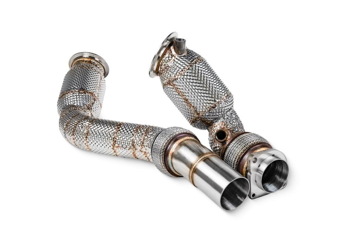 Scorpion Exhaust Downpipes W/Hi-Flo SP-Cat for BMW M4 F82 F83 GPF & No-GPF 14-22