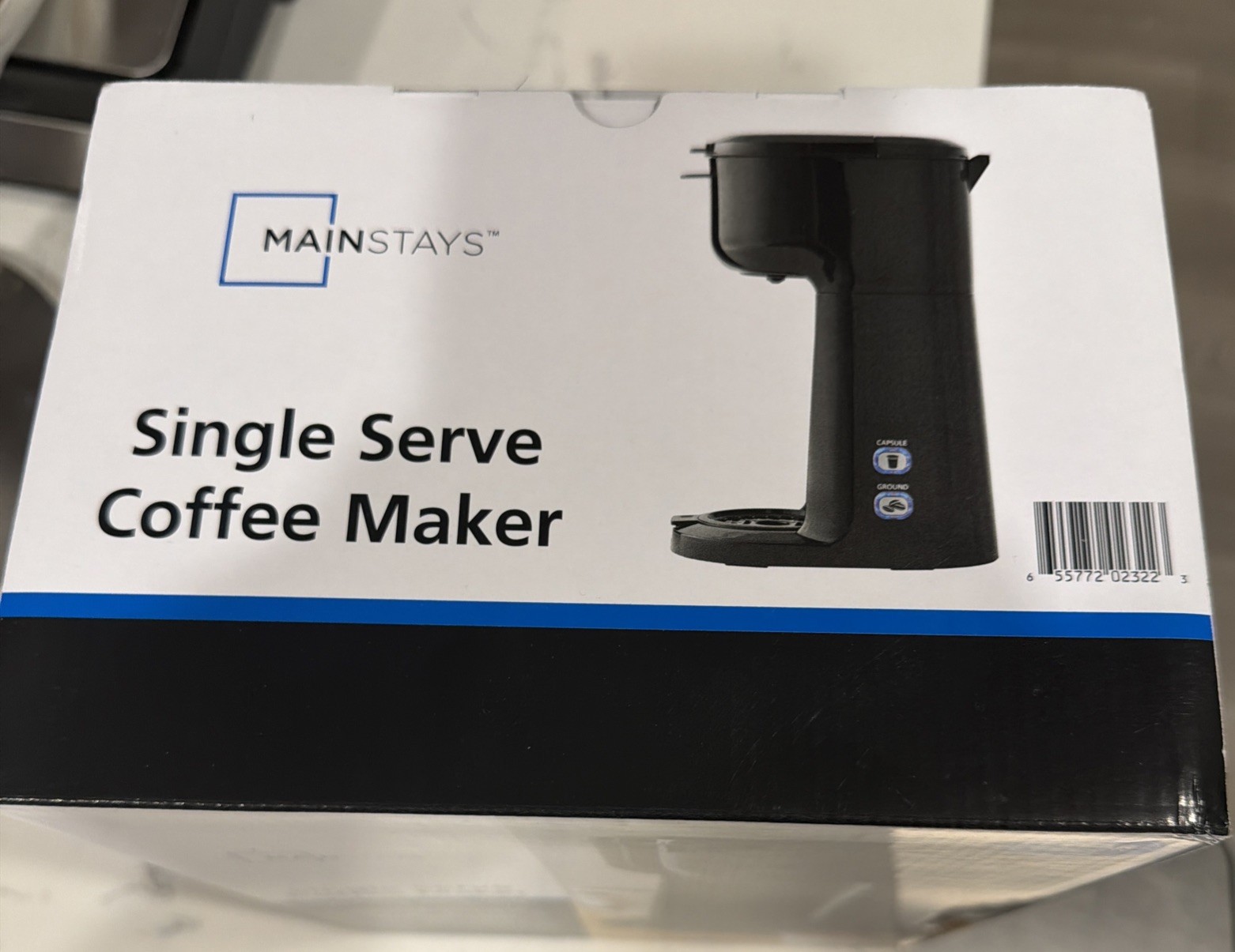 Mainstays Single Serve Dual Brew Coffee, Black, MODEL 202140