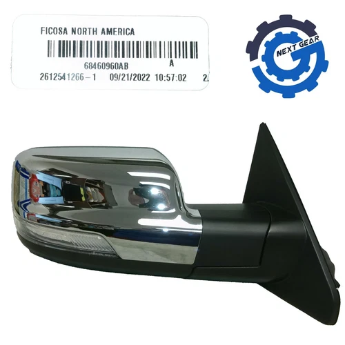 New OEM Mopar Chrome Right Heated Tow Mirror For 2020-2022 RAM 1500 68460960AB