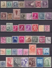 Belgique 1919-56 Lot timbres oblitérés  