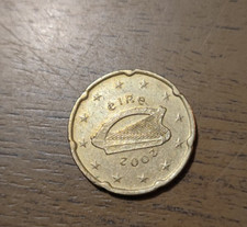 20  CENT  EURO  MÜNZE     IRLAND      HARFE        2002