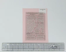 CRAFTERS! Simon Says Stamp TINY WORDS OF FAITH Clear Stamp Set