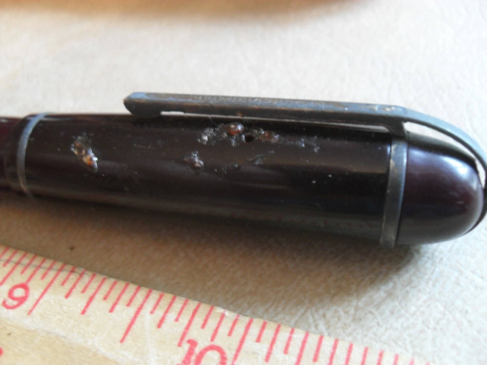 Lot of 3 Vintage Fountain Pens With 14K Gold Nibs - Eversharp - Moore - Traveler image 7