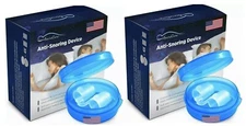2 Boxes SNORE CARE Anti-Snoring Device SET OF 4 (2 Of Each Size) Nasal Vents NEW