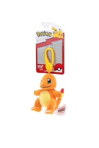 Jazwares Pokemon 3.5" Clip-On Plushie | PIKACHU GENGAR CHARMANDER EEVEE - Picture 5 of 5