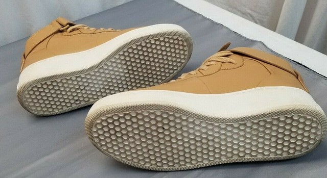 Celine Paris Leather High Top Sneakers Womens Sz 39 (9) Tan | eBay