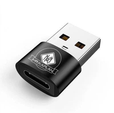 Mr.Kaplan Adaptateur USB C Femelle vers USB Mâle, Charge Rapide 480MB - Photo 1/4