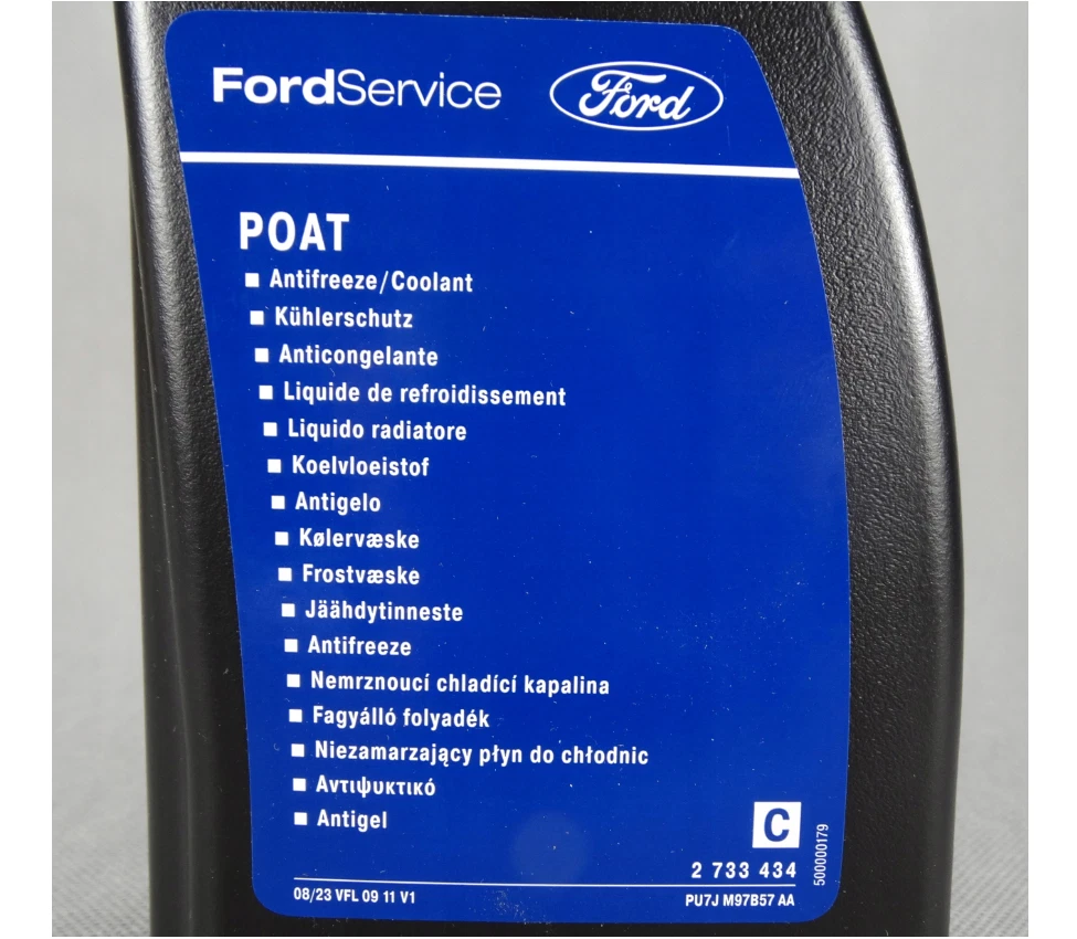 Genuine Ford Premium Anti-Freeze Coolant 1Ltr. New. 1931957 