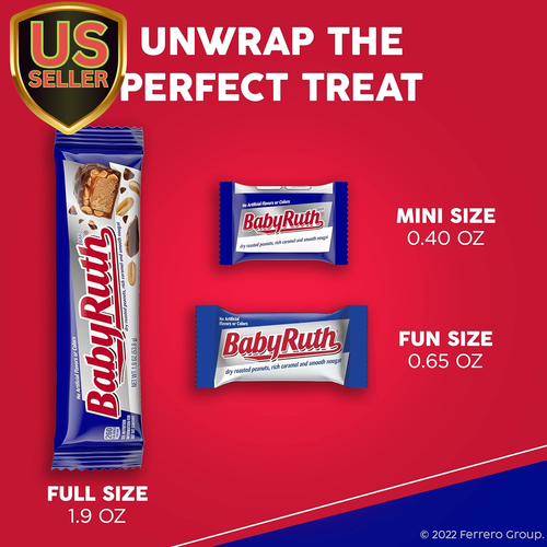 , Chocolatey, Peanut, Caramel, Nougat, Share Size Individually Wrapped Candy Bar - Picture 7 of 10