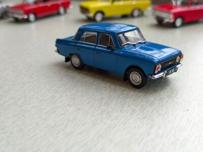 Diecast Soviet car Moskvich IZH 412-028 ИЖ DeAGOSTINI 1/43 Scale