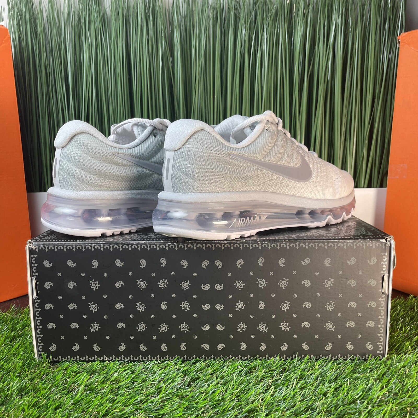 nike air max 2017 white running shoes