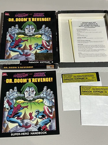 The Amazing Spider-Man And Captain America In Dr. Doom’s Revenge Video Game