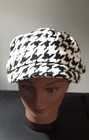 Women’s Houndstooth Newsboy Cap, OS — photo 2