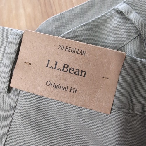 L.L. Bean Cargo Shorts Women's 20 Pale Green 39x9 Pockets Adjustable Waist - Picture 3 of 10