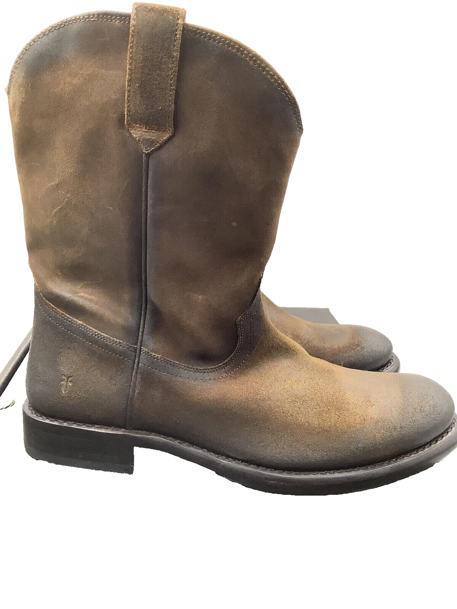 Frye men's duke sales roper western boot
