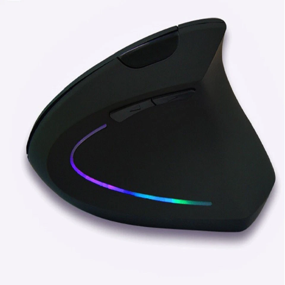 USB Vertical Adjustable DPI Wireless 5 Keys Mouse With Colored LED Indicators - Image 2 of 4