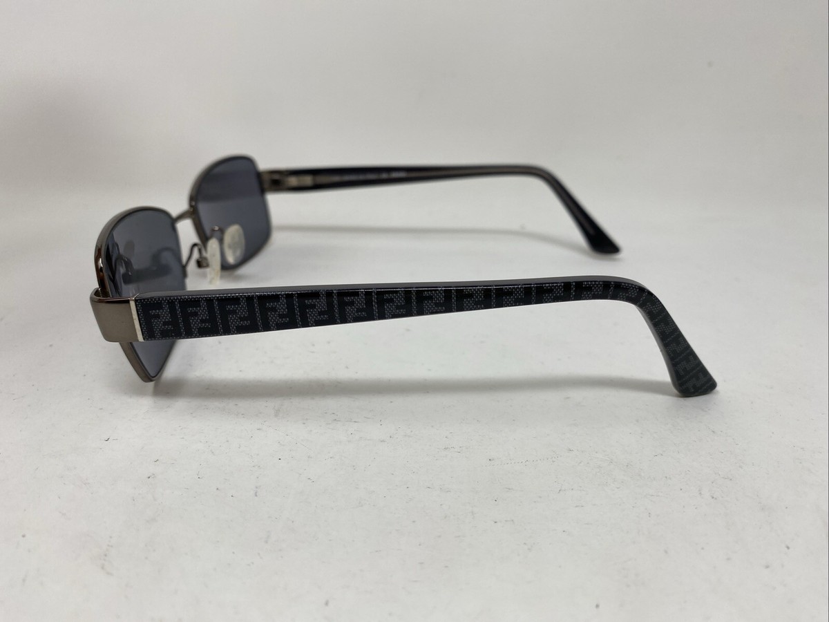 FENDI F911 54-15-135 035 DARK SILVER GRAY FLEX HINGE EYEGLASSES