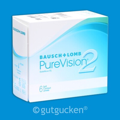 PureVision 2 HD 2 x 6 sphärische Kontaktlinsen Monatslinsen von Bausch + Lomb