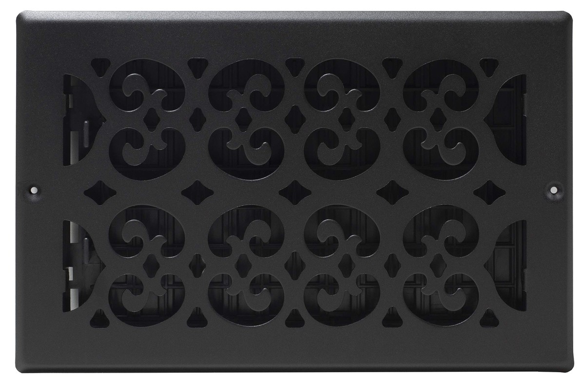 St610w Scroll Design Wall/ceiling Register 6x10 Inches Textured