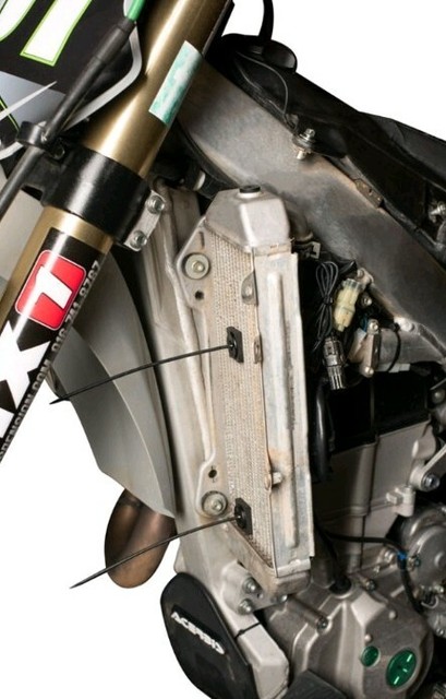 Tusk Digital Radiator Fan Kit – For KTM 350 EXC-F 2012-2013, Adjustable Thermostat & Panasonic Fan