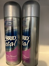2 arrid total 24hr passion flowers 6oz ea deodorant spray