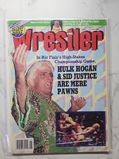 1992 June THE WRESTLER Sid Justice Hulk Hgan Ric Flairs (CP159)