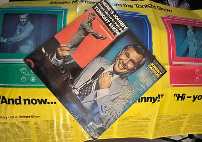 Here's Johnny Magic Moments From The Tonight Show 2 LP Set SPNB 1296 With Poster