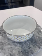 Vintage M. Kamenstein Enamelware Mixing Bowl