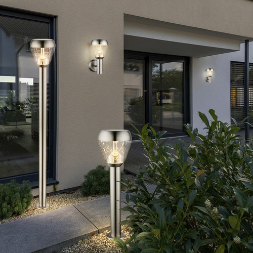 Außenleuchte Bewegungsmelder Wandleuchte LED Stehlampe Edelstahl Gartenleuchte - Bild 1 von 19