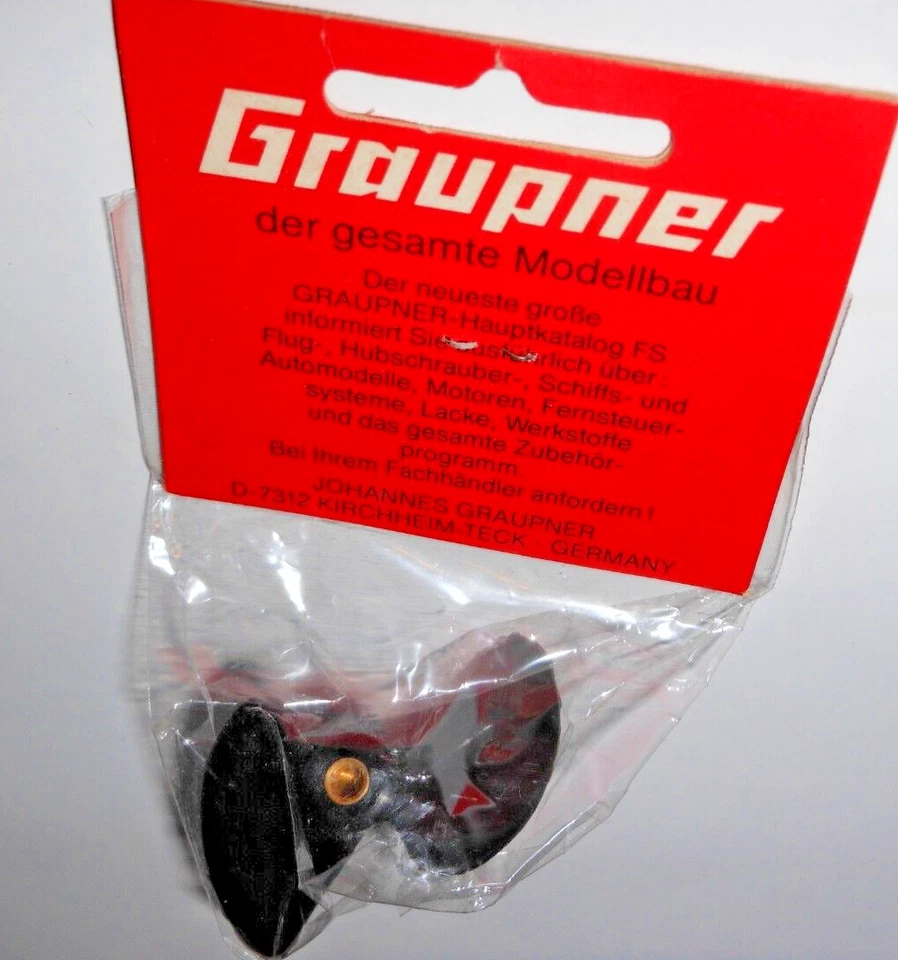 RICAMBI ACCESSORI MODELLI NAVI SPARE PARTS GRAUPNER ELICA NAVE 465/16  47,5 MM. - Imagen 2 de 2