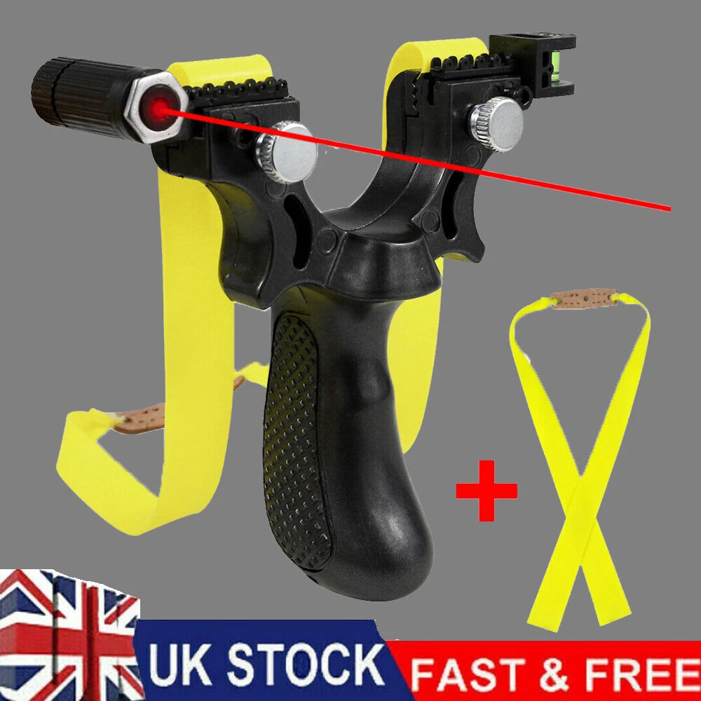 Powerful Hunting Laser Slingshot Catapult Outdoor Game Hunting