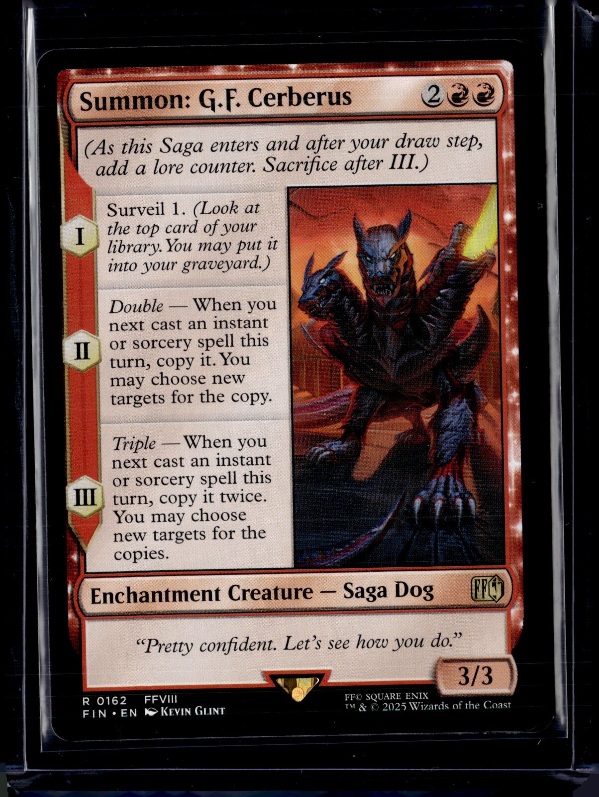 Summon: G.F Cerberus - 162 - FIN - NM - MTG Magic the Gathering