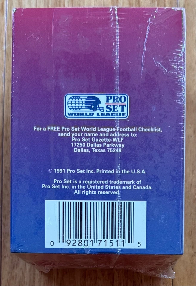 New 1991 PRO SET World League Football 150 Card Complete Set wlaf xfl usfl nfl - Image 2 of 3
