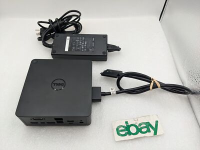 DELL K16A Thunderbolt TB18DC Docking Station USB C 3.0 K16A w/ 180W AC Free S/H