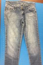 Jz Jeans Prem Acid Wash Denim Jewel pockets Copper buttons rivets Low Rise 31"