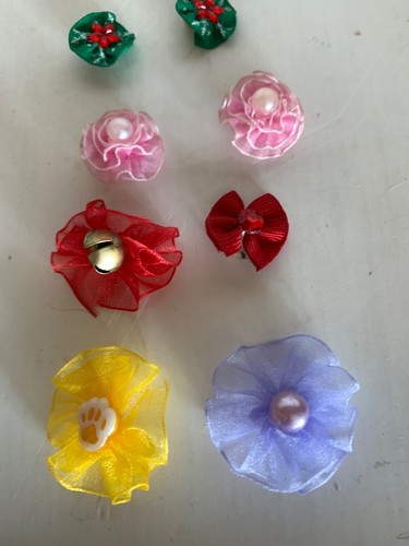 HAIR BOWS GIRL, BABY DOLL, DOG GROOMING, BARRETTES Ribbons Lace Grosgrain Clips - Picture 4 of 11